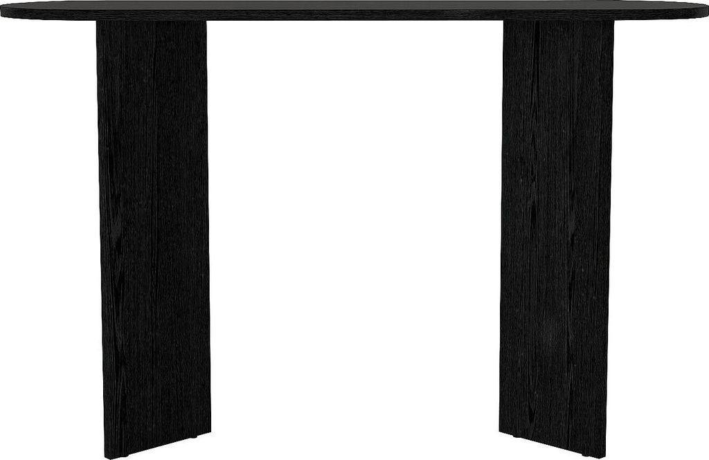 Konsole TOPANIA Schwarz 120x35x74 cm Melaminbeschichtet Produktbild 