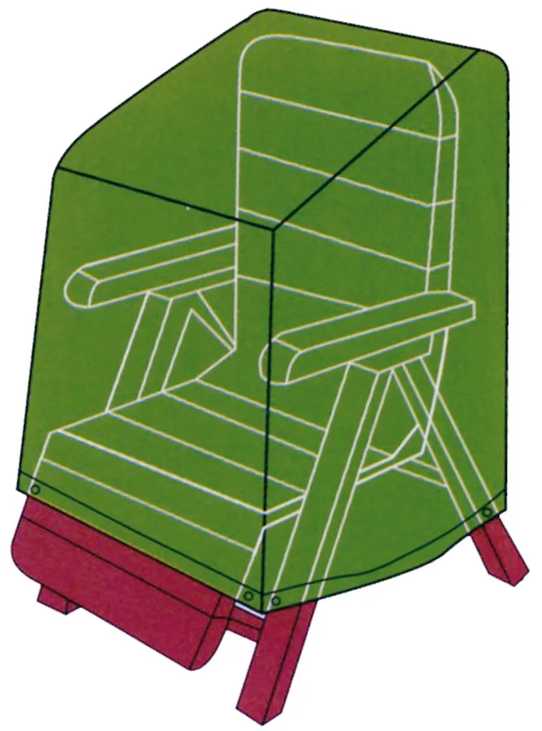 Bâche Fauteuil de Jardin Garden Deluxe - Protection Haut Dossier 107cm