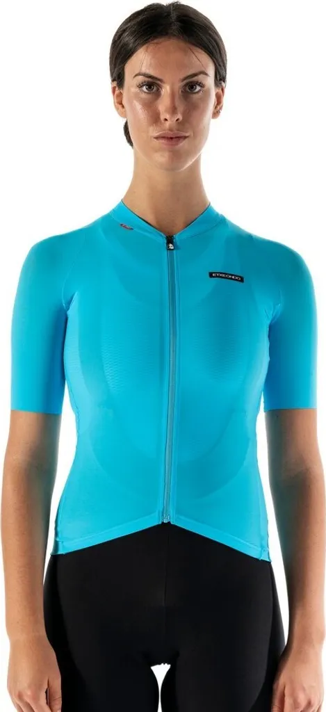 Maillot cycliste femme manches courtes bleu Etxeondo Alda idéal été M