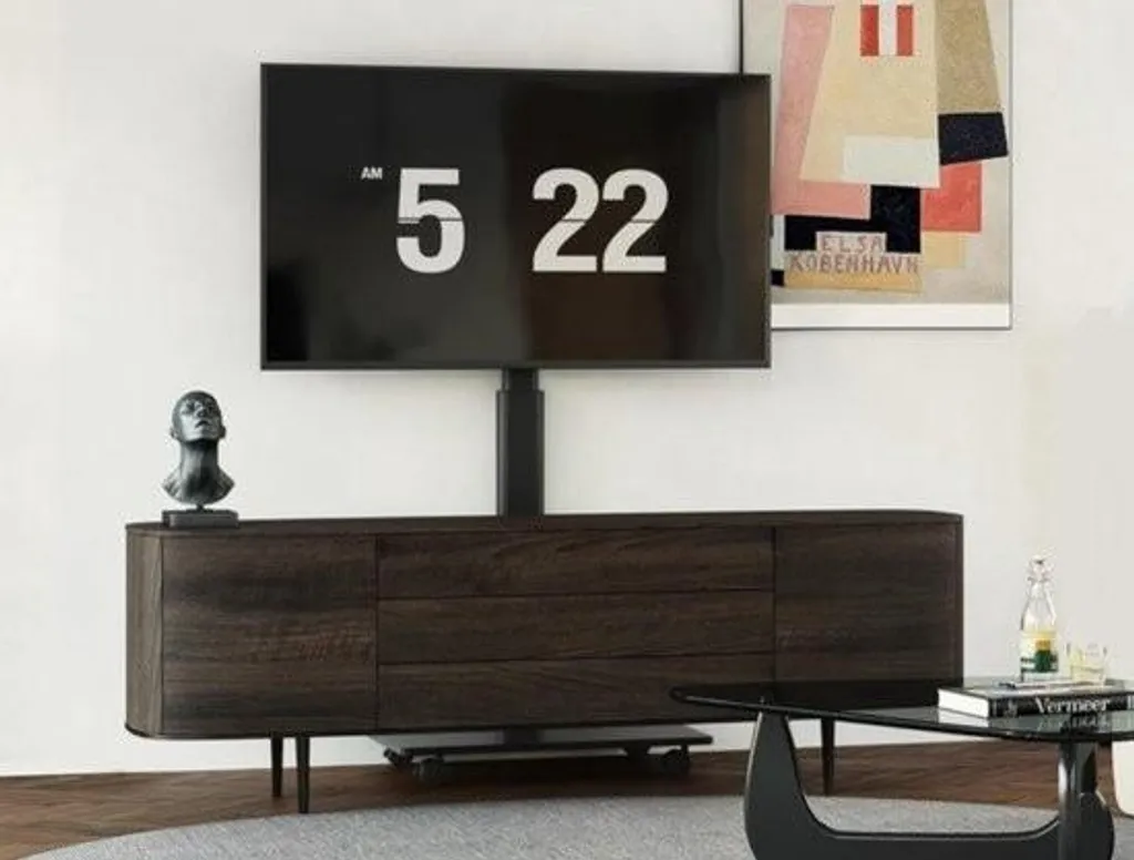Support TV mobile pivotant pour éviter les reflets - Écrans de 32 à 60"