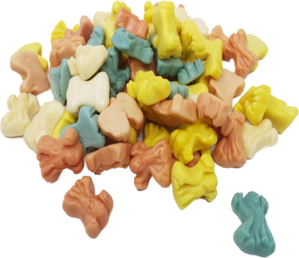 Fruchtgummi Geister fluffig mit Erdbeer Sahne Geschmack Produktbild 