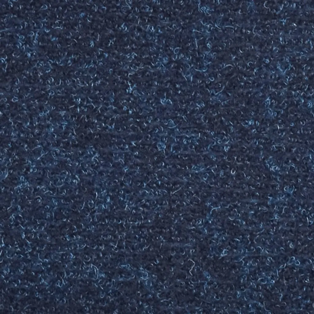 Tapis de marche antidérapant 56x17x3 cm bleu marine lot de 5 pièces pro - 7