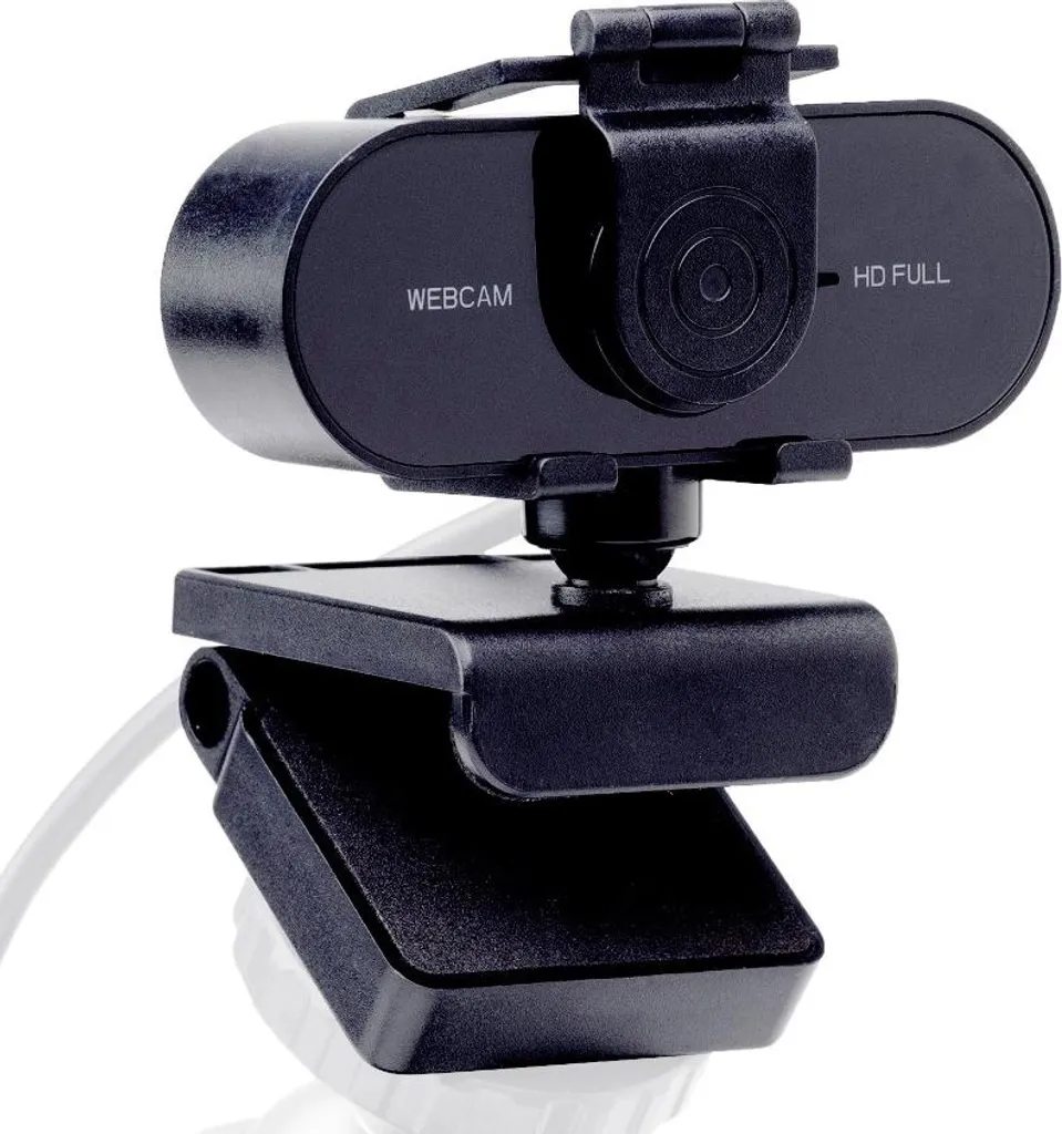 Midland W199 Webcam avec Rendu Couleur Naturel et Microphone Full HD