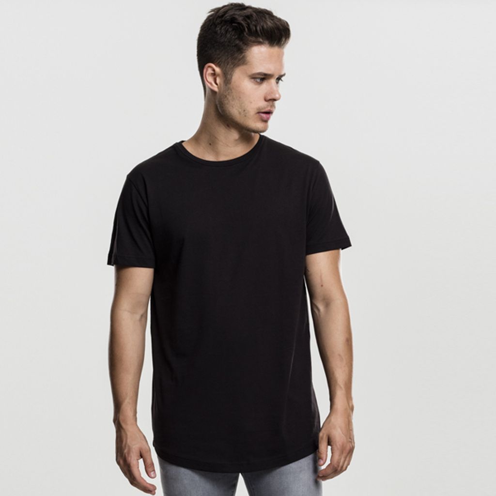 Urban Classics T-Shirt Herren Shaped Long Tee schwarz XL