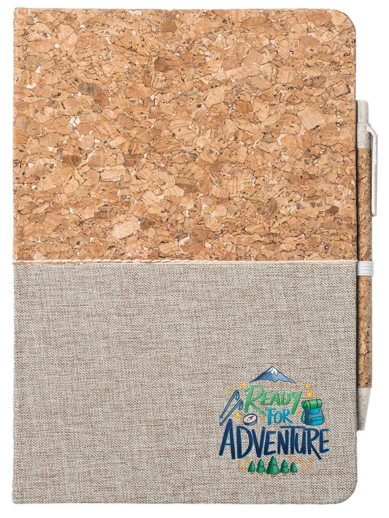 Huuraa Notizbuch A5 Ready for Adventure Berge 80 Blatt inkl. Kugelschreiber Tagebuch Geschenkidee