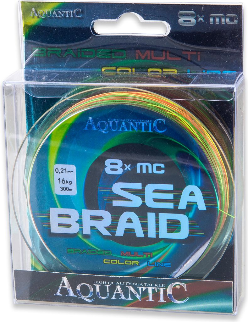 AQUANTIC 8x MC Sea-Braid 300m Multi Color