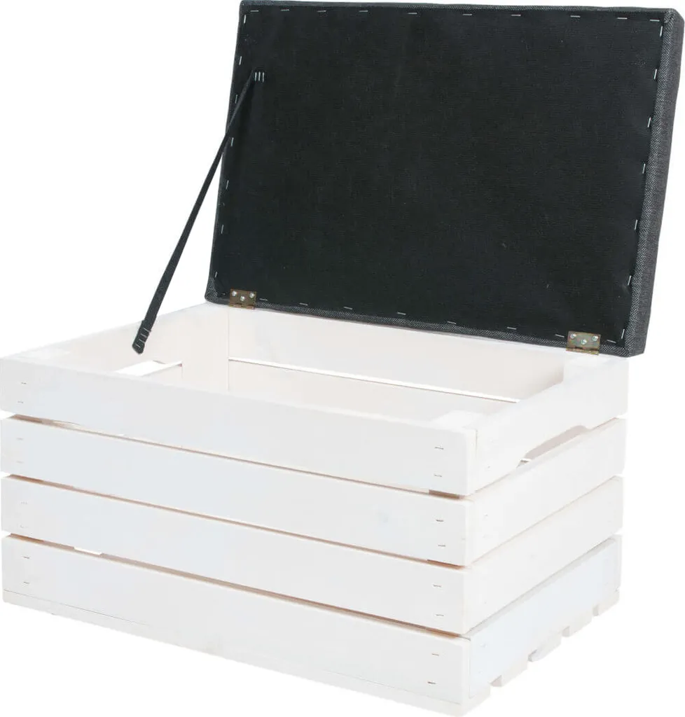 Pouf Cassapanca Imbottita in Legno | Seduta Luxury Contenitore - 3