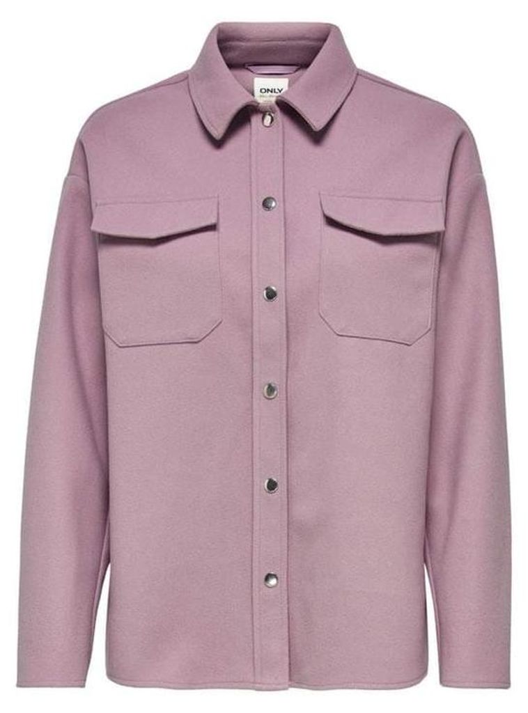ONLY ONLMACI L/S SHACKET PNT Mauve Shadows S