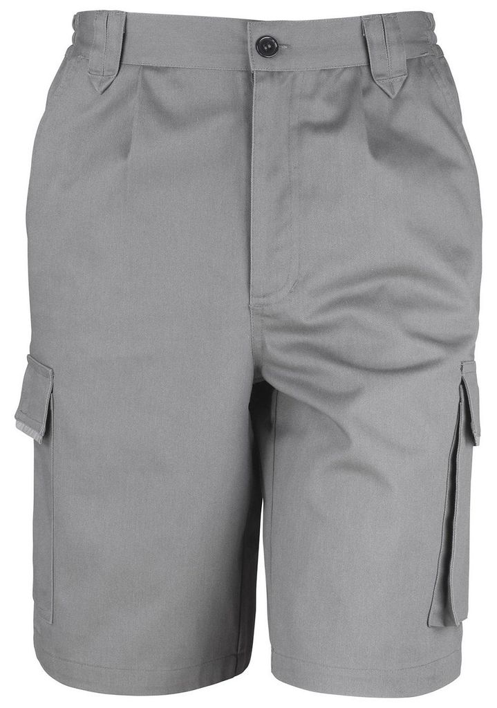 WORK-GUARD by Result - "Action" Shorts für Herren FK2193 (XS) (Grau)