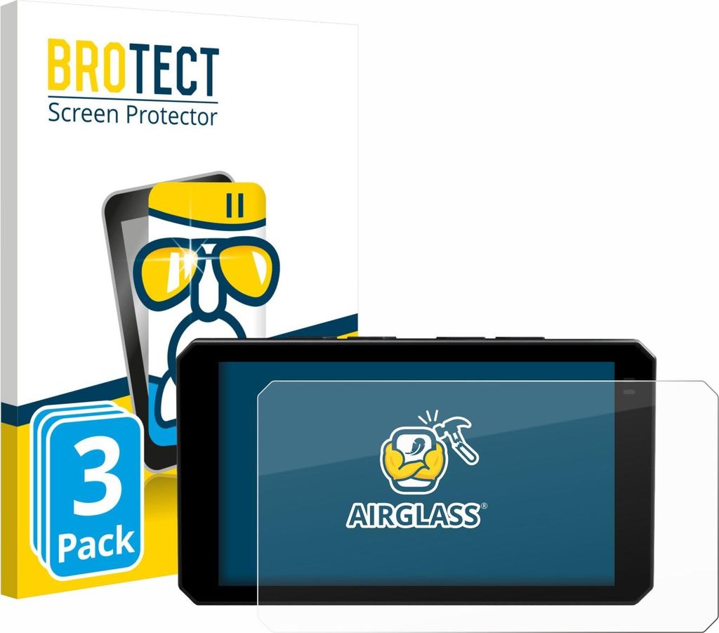 3x BROTECT Schutzglas für Chigee AIO-6 LTE 4G Schutzfolie Panzer Folie Glas Display Schutz klar