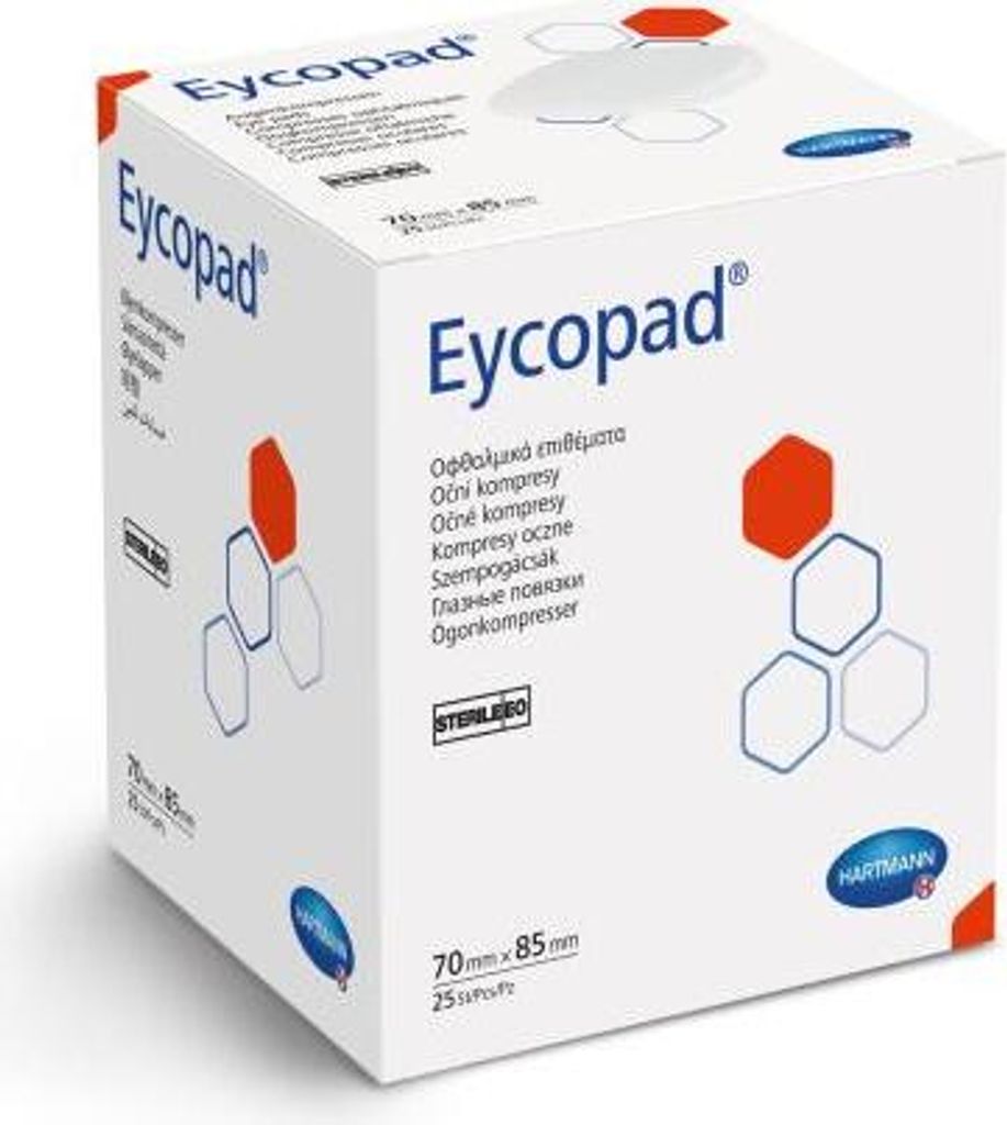 Eycopad Augenkompressen 70x85 mm steril 25 St