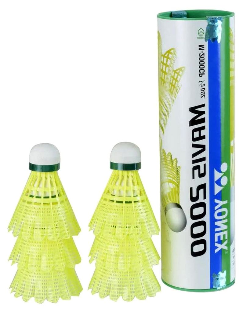 Mavis 2000 Grüner Nylon-Federball, 6 Stück