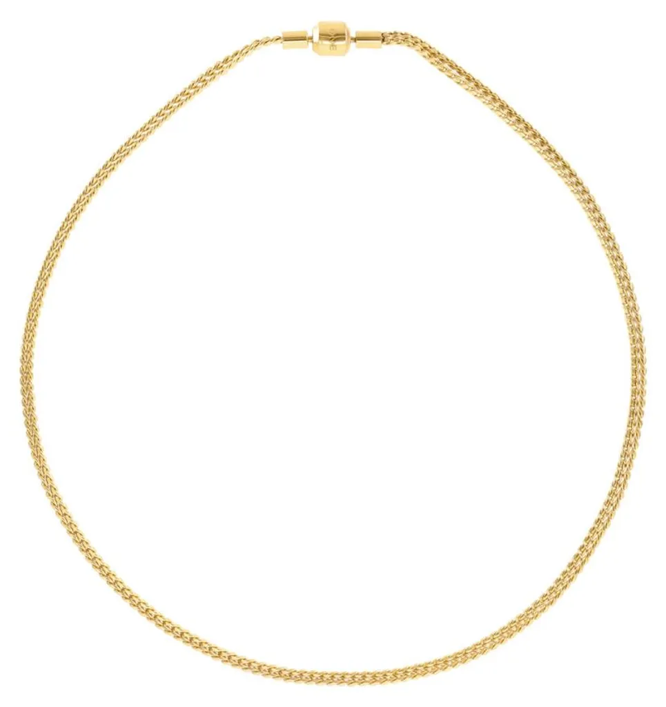 Collier Chaîne Eins Ao Ojnmg01 Bijou Minimaliste Chic en Finition Argent