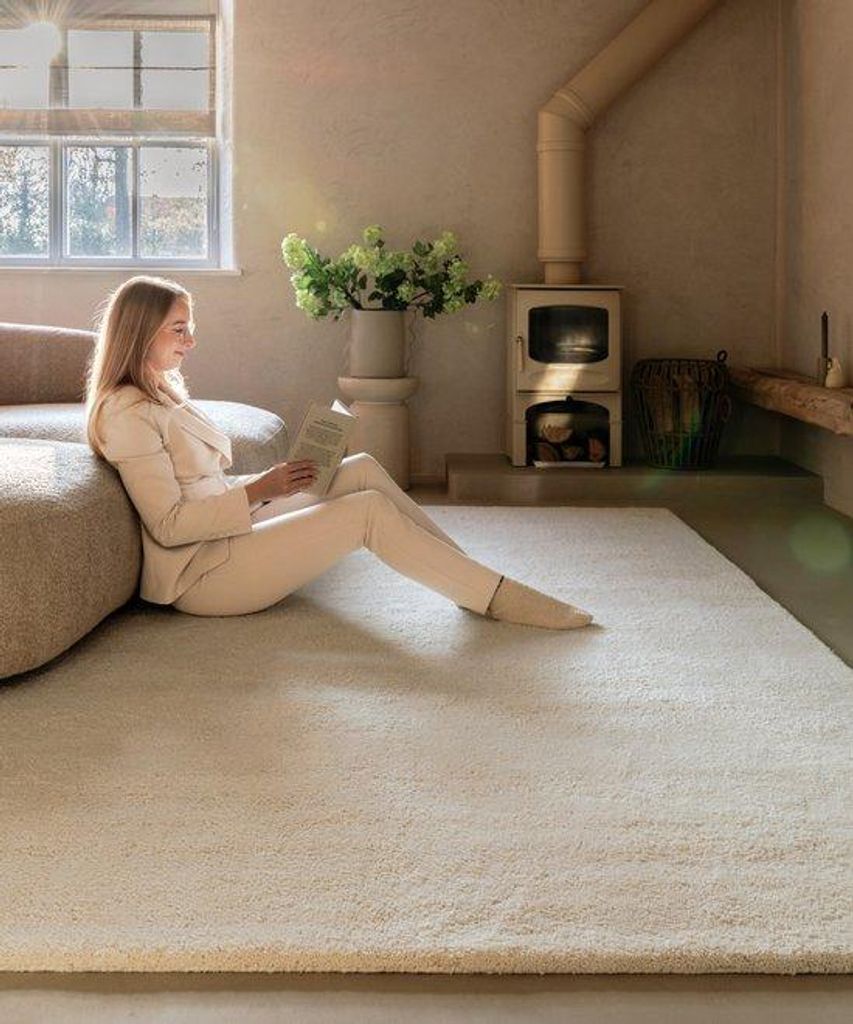 Unyqoos® Nomad Berber-Teppich – hochflorig 100% Wolle, Produktbild 