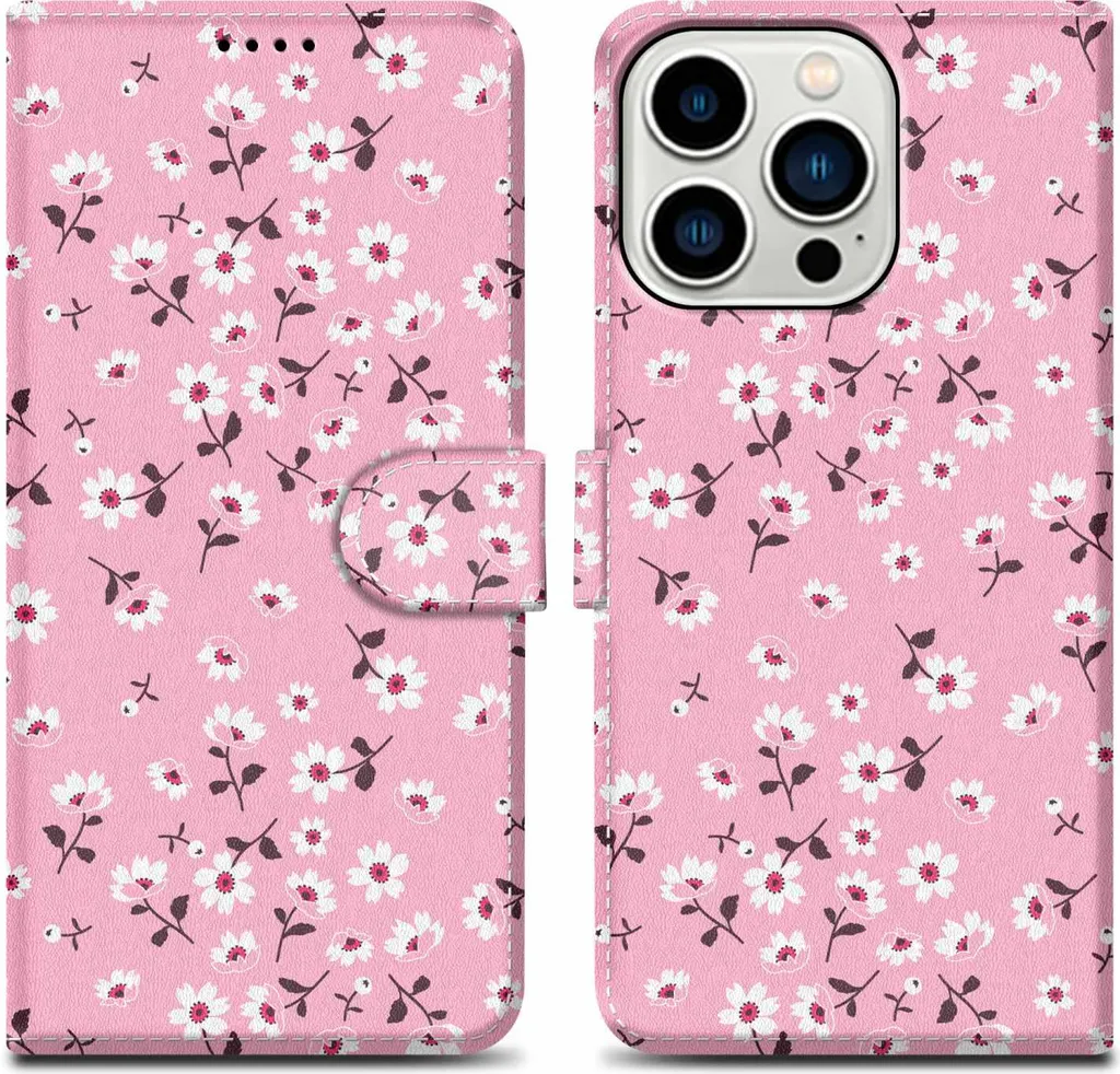 Cadorabo Custodia Protettiva iPhone 14 PRO Magnetica Rosa | TPU Premium
