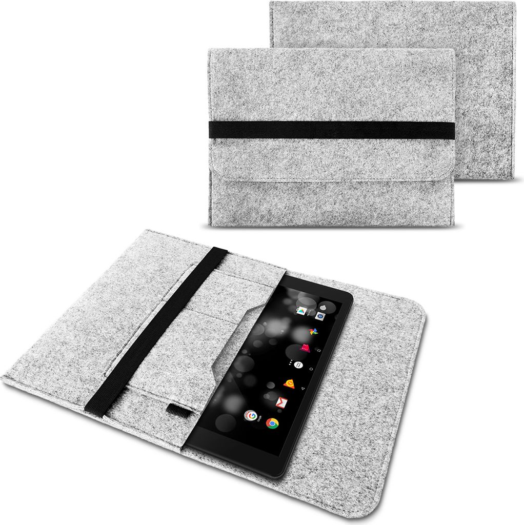 Sleeve Tasche für Microsoft Surface 3 Hülle Filz Schutzhülle Case Sleeve CoverFarben:Hell Grau