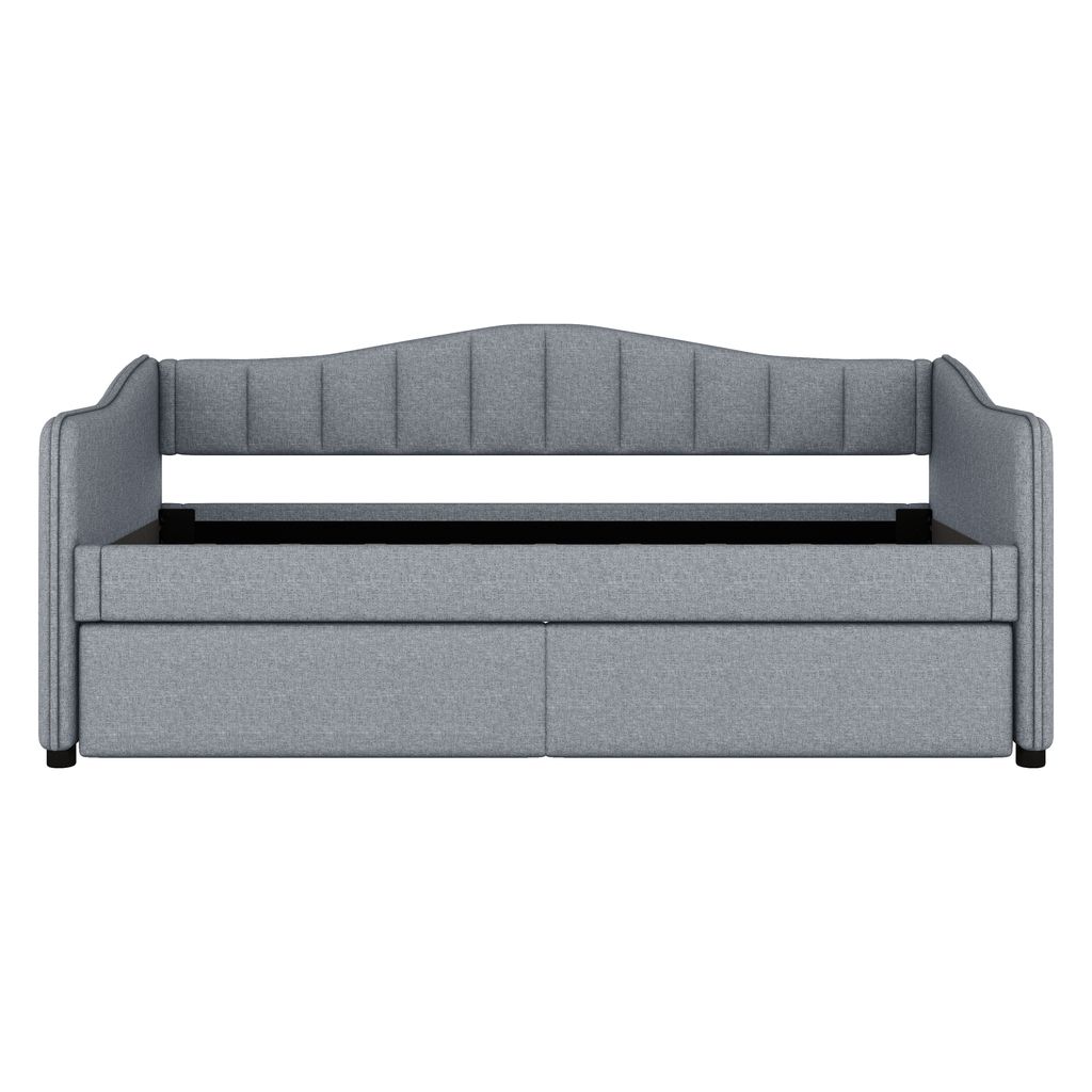 Flieks Polsterbett 90x200cm mit Ausziehbett, Schlafsofa Produktbild 6
