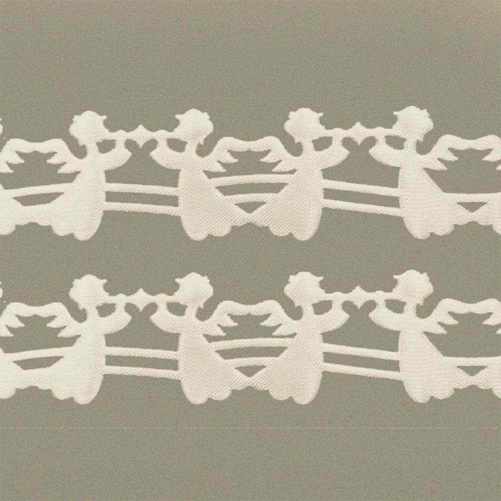 94510 25mm 10 yds - SekleBo Engel mit Trompete - col. 30 Creme