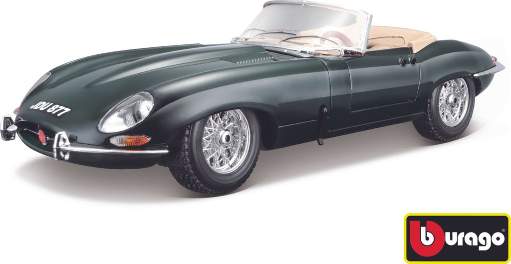 Jaguar E-Type Cabrio 1:18 BBURAGO Produktbild 