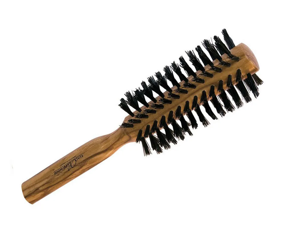 Brosse à cheveux Rockshox Olive Houten en bois de hêtre naturel 22cm