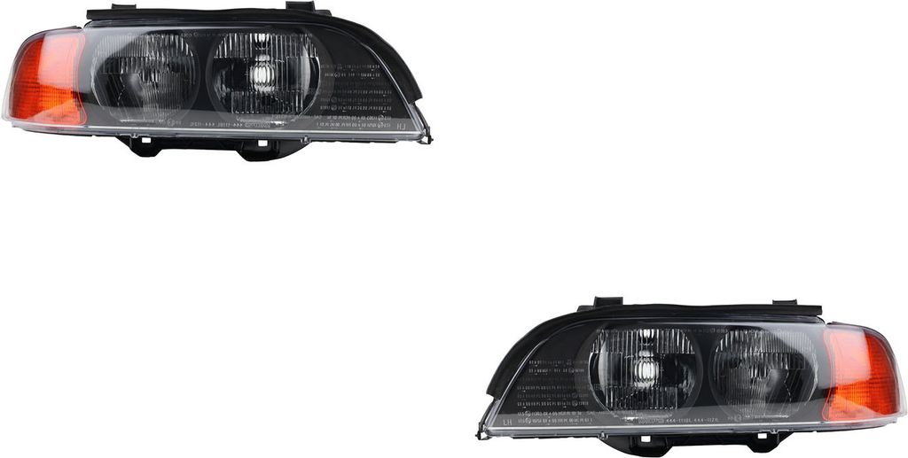 Johns, Scheinwerfer Halogen passend für BMW 5er E39 11/95-08/00 H7 HB3 Set Links Rechts 63128362463 8362463 63128362464 8362464