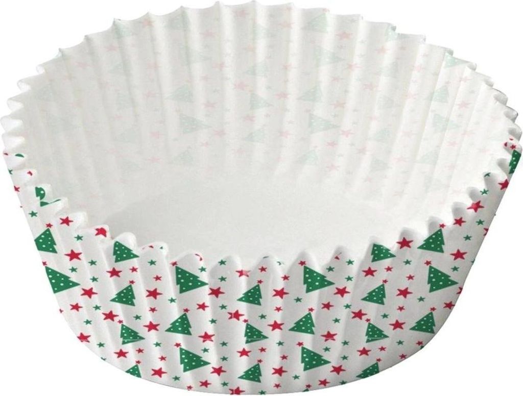 Zenker Muffinförmchen Papier Weihnachten Ø 7 cm bunt 40 Stück