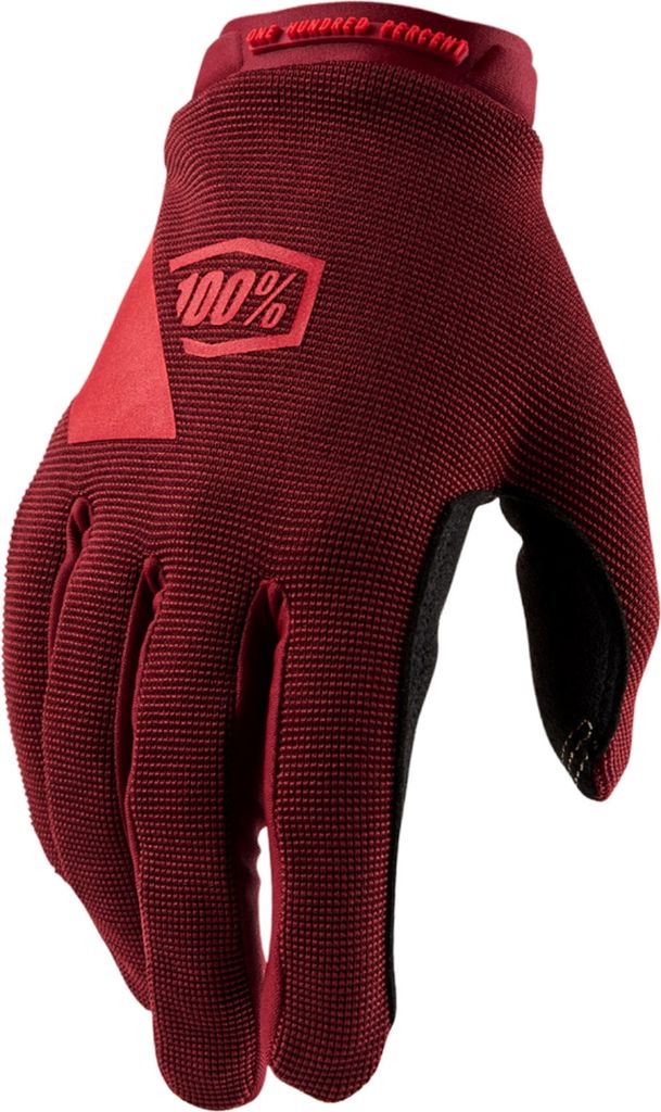 100% Damen Handschuhe Ridecamp , Brick Red - Rot, L