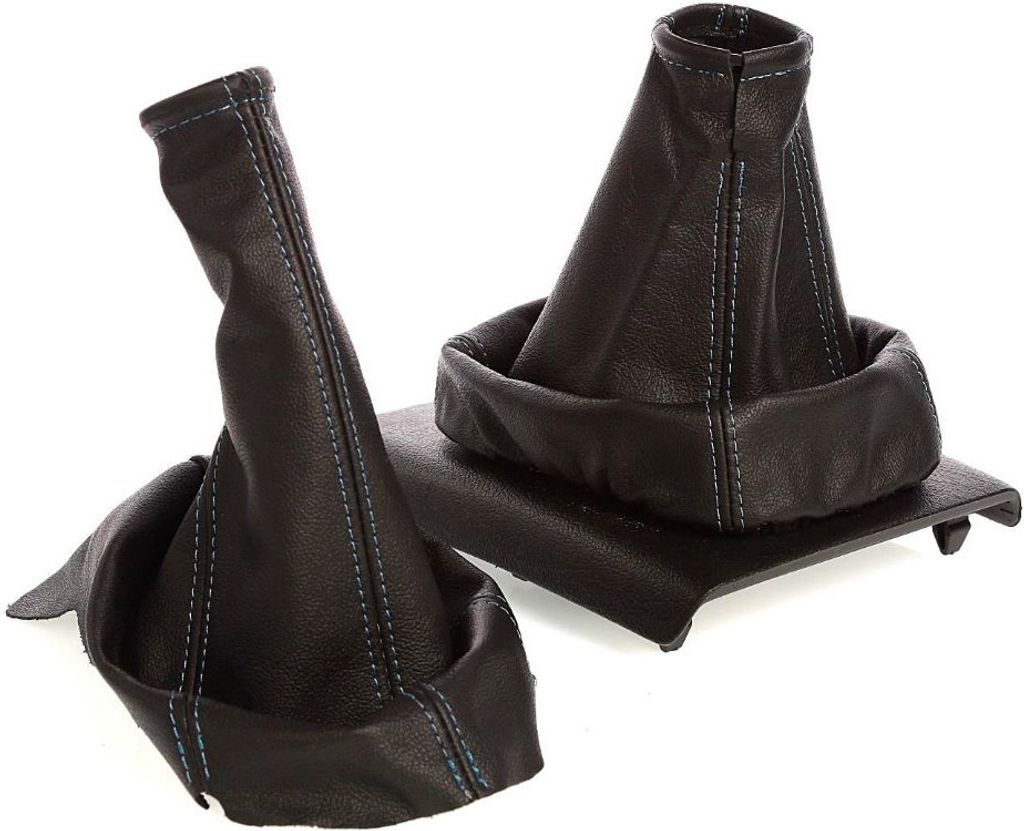 Schaltsack + Handbremssack passend für Opel Omega A Bj. 1986-1994 Blaue Naht