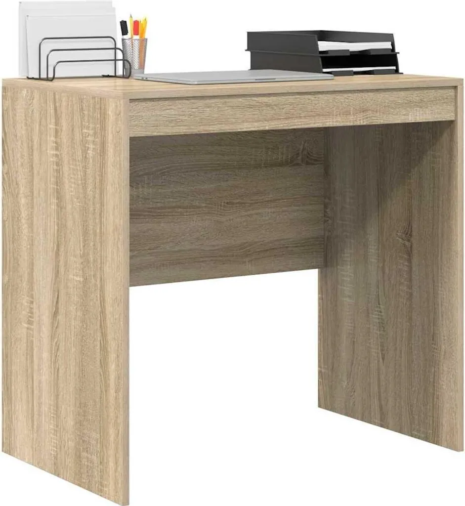 Scrivania per Bambini e Ufficio vidaXL Rovere Sonoma 80x50x76 cm - 3