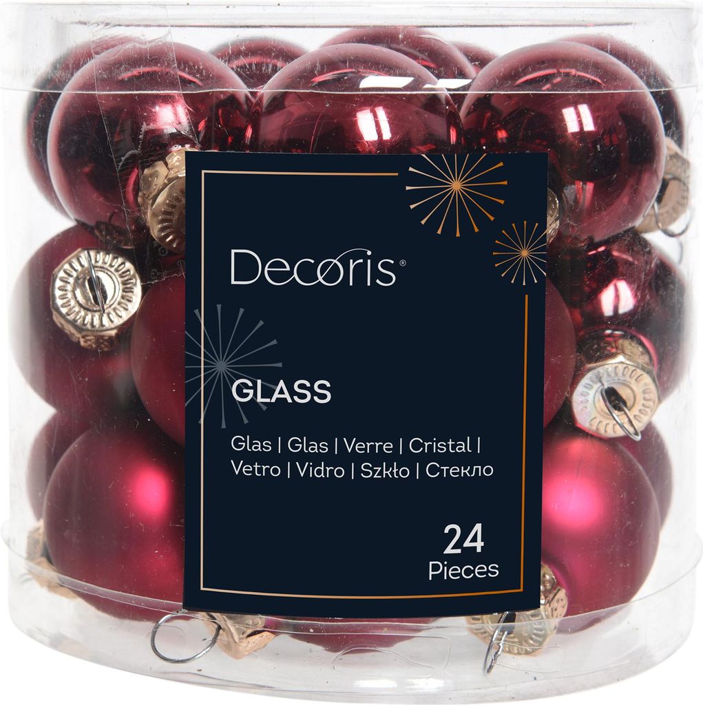 Kaemingk - Boules De Noël Décoratives En Plastique - .8 Cm
