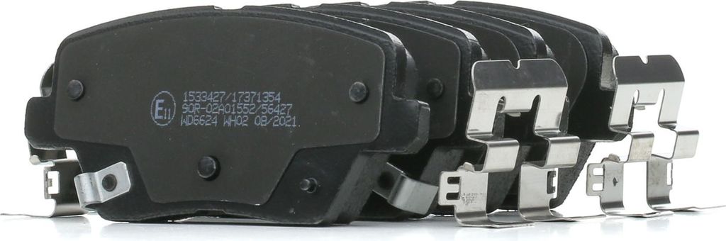RIDEX Bremsbeläge Satz Hinten für HYUNDAI i30 Schrägheck (PDE, PD, PDEN) 402B1663