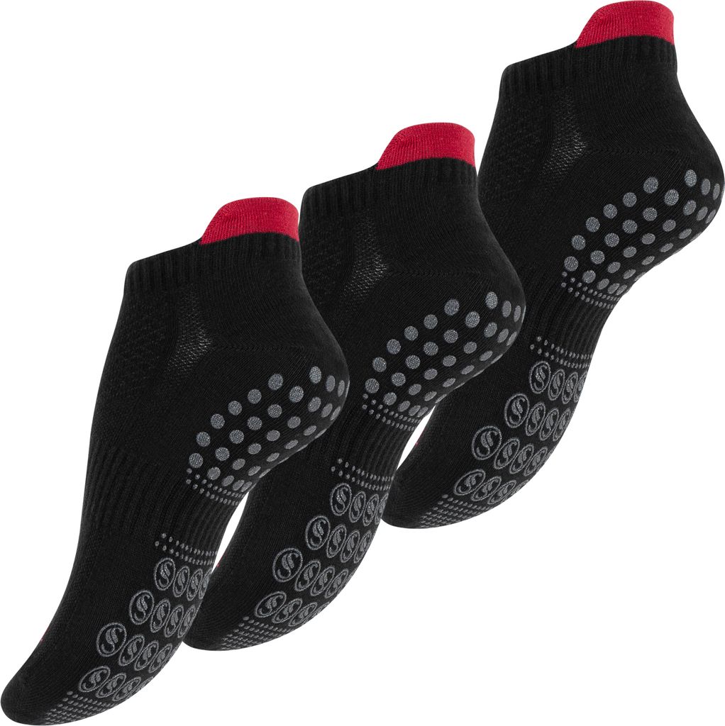 STARK SOUL® 3 Paar Sportsocken mit ABS-Sohle - 35 - 38 - Produktbild 