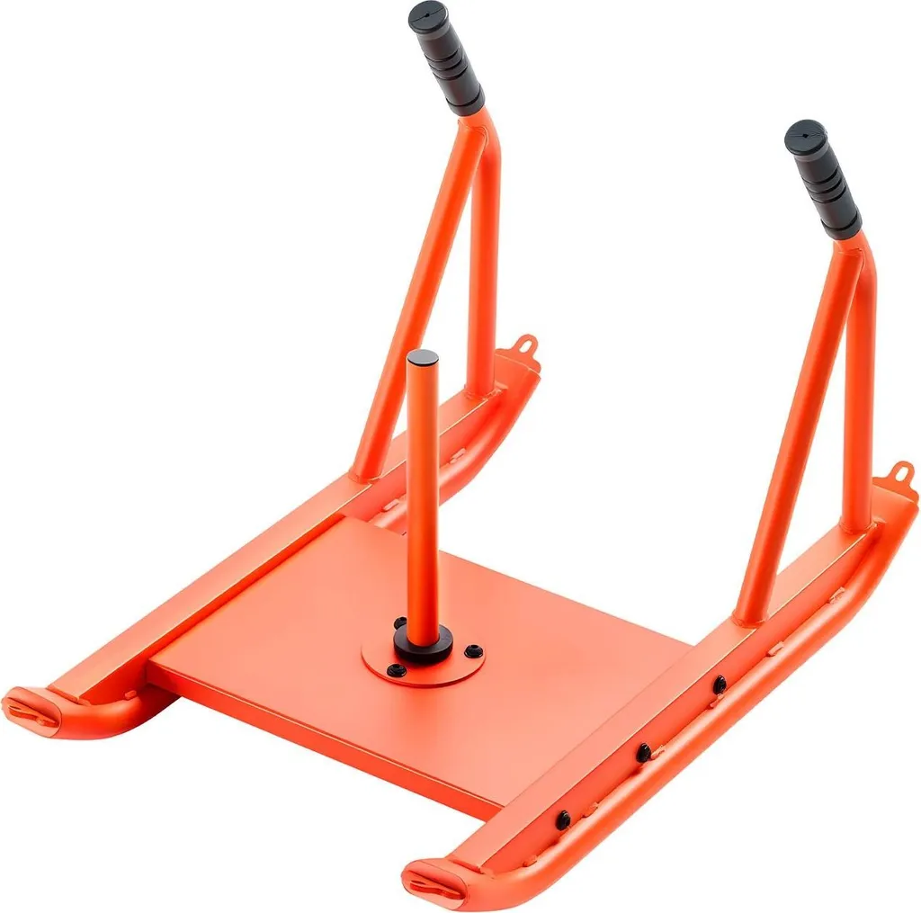 Traîneau de force orange en acier robuste pour disques de 25 et 51mm - 9
