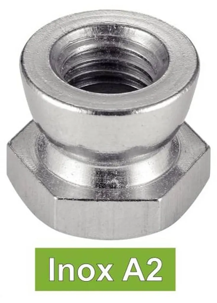 Écrou Inviolable M16 Antivol en Inox A2 D-Work - Rupture Haute Précision