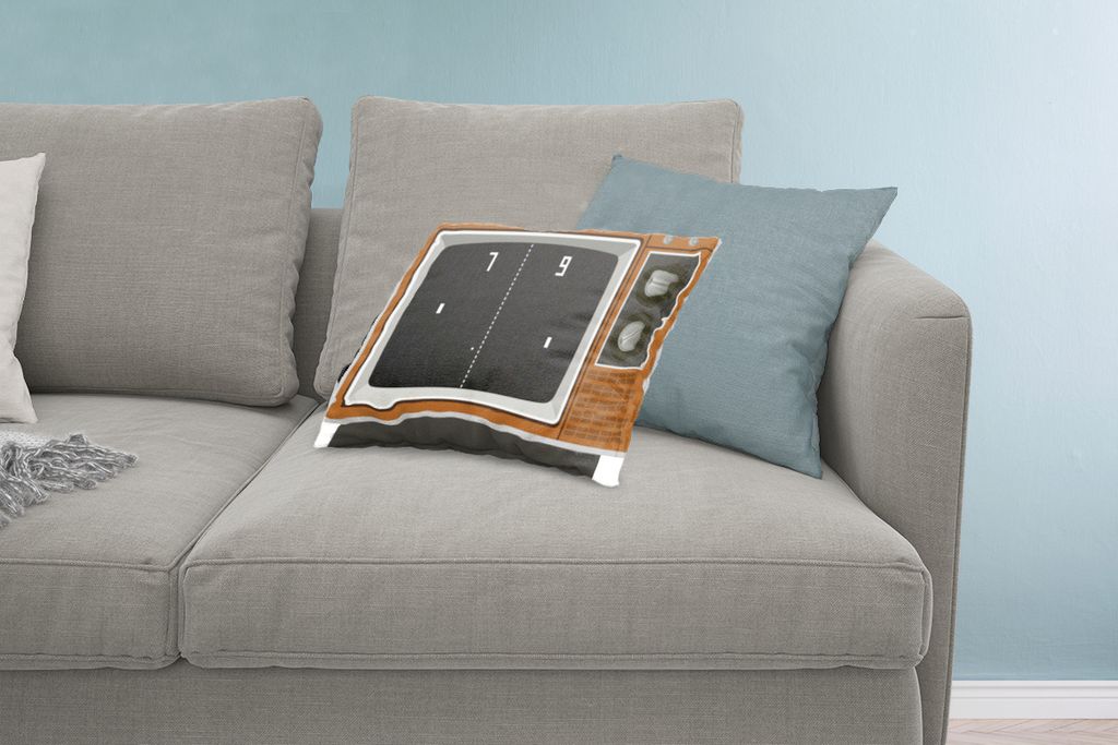 MuchoWow Zierkissen Sofakissen Wohnzimmer Dekokissen 60x40 cm Spiel - Retro - Spiele - Kopfkissen - Polster mit Foto