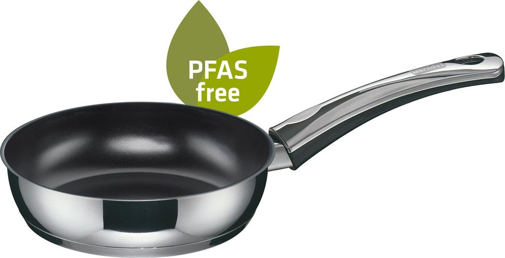 Schmorpfanne 20 cm, Edelstahl, poliert - Injoy PFAS-frei