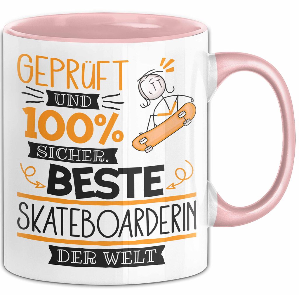 Beste Skateboarderin Der Welt Tasse Geschenk für Eine Produktbild 