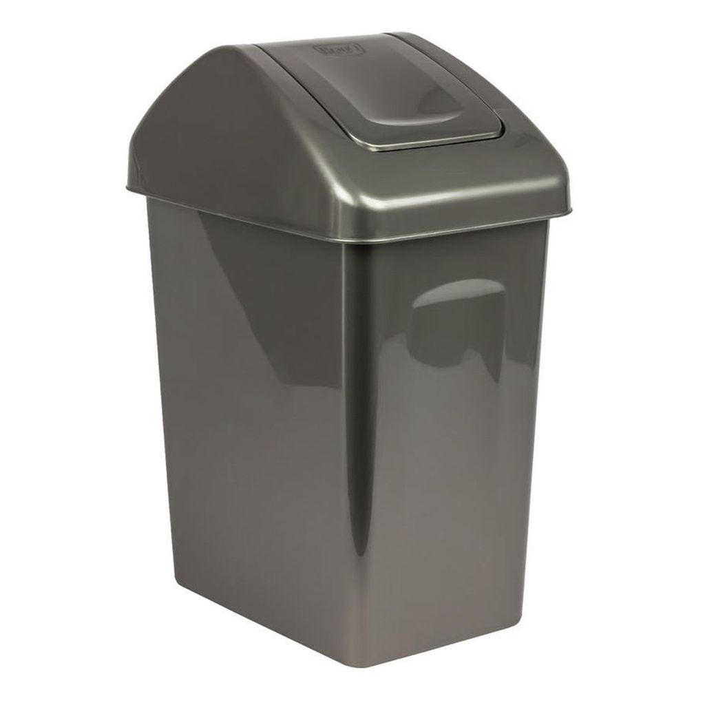 Set mit 3 Abfallbehältern mit Klappdeckel 25 l Branq Mülleimer Mülltrennung 