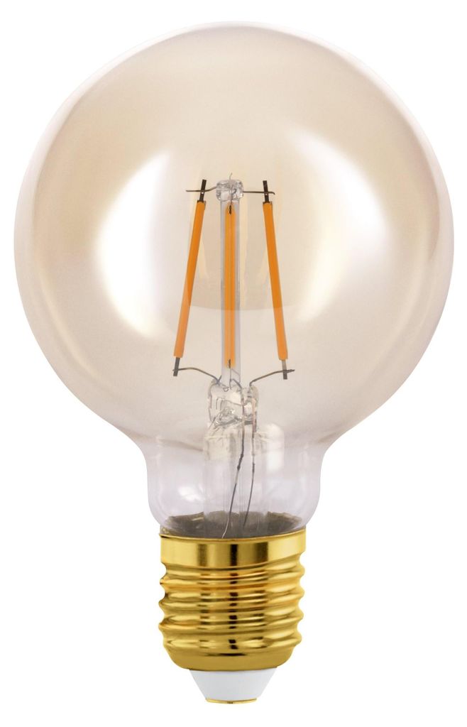 Eglo LED Filament G80 Globe Vintage 4W = 32W E27 Gold extra Produktbild 
