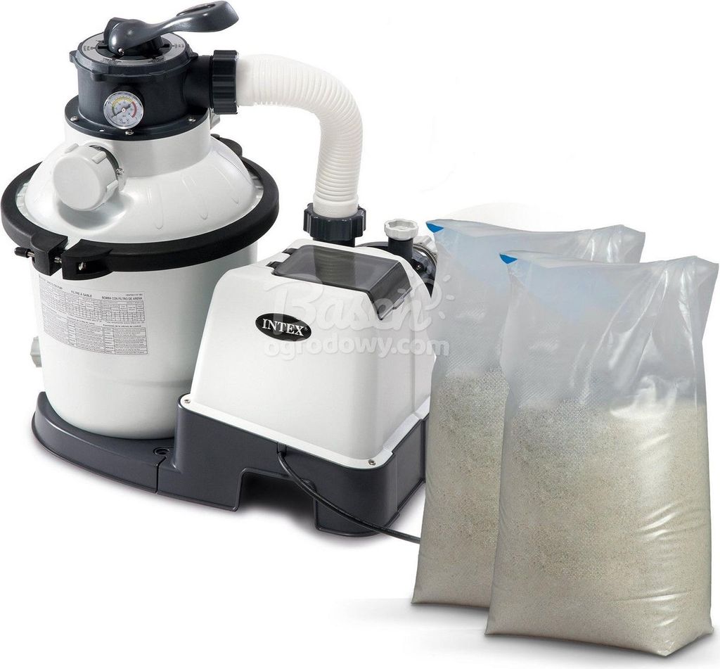 Sandfilterpumpe 12000 L/h mit 50 kg Sand