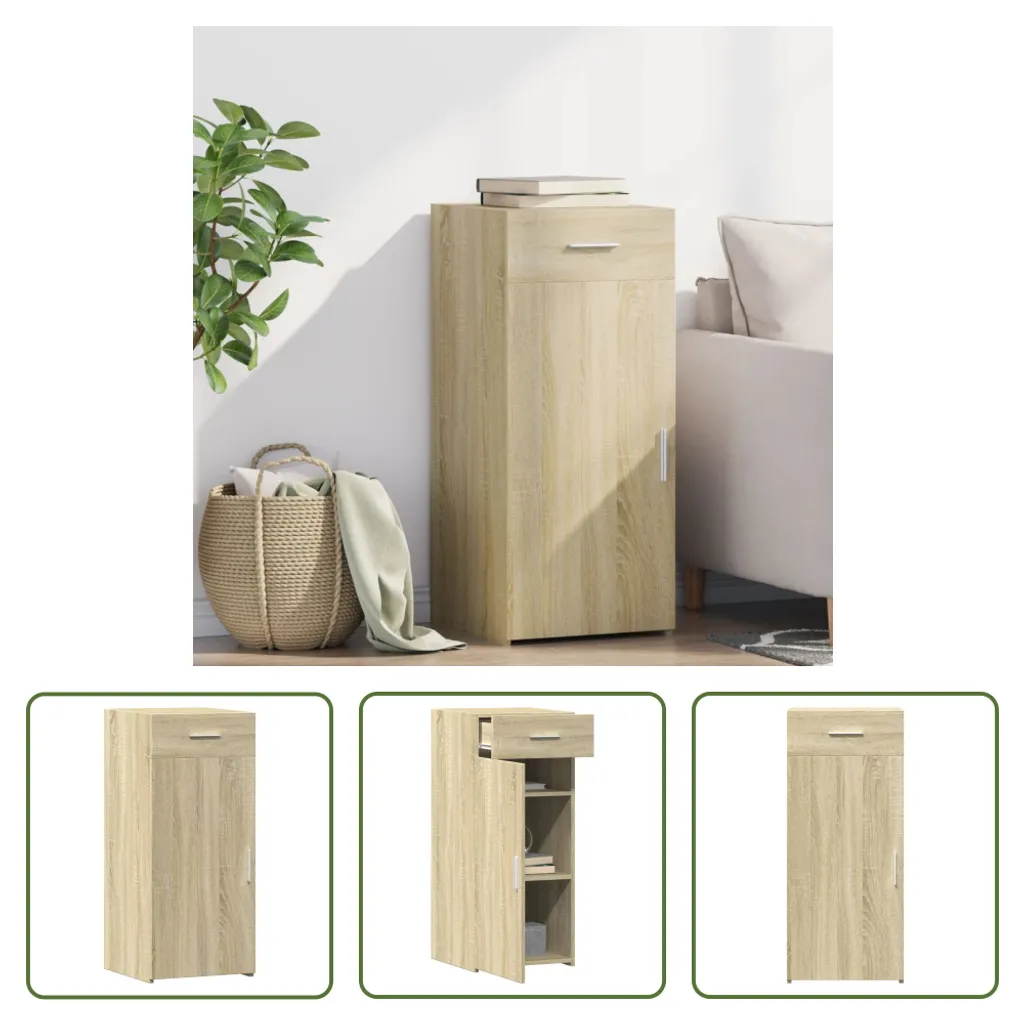 Sideboard Moderna Sonoma Oak 40x42.5x93 cm | Mobile Design Salotto