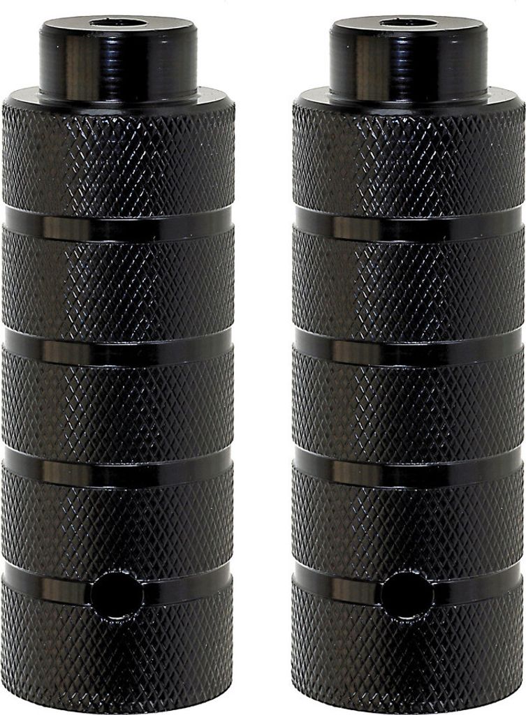 2x BMX Fahrrad Pegs Stahl Fussraster 10 mm Achsverlängerung Produktbild 