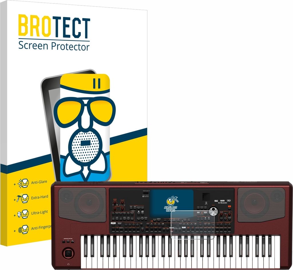 BROTECT Entspiegelungs Schutzglas für KORG Pa700 Schutzfolie Panzer Folie Glas Display Schutz matt
