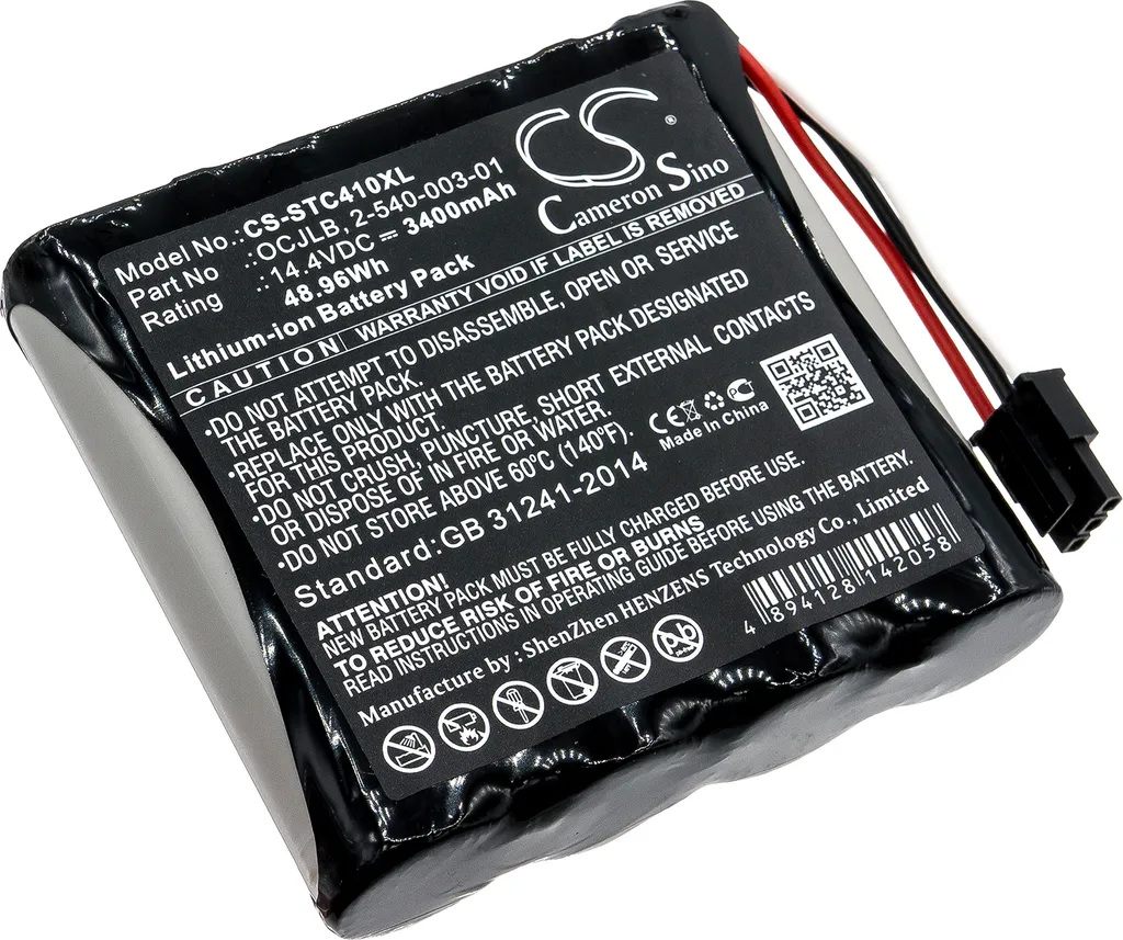 Batterie de rechange Soundcast OCJ410-4N compatible avec Outcast OCJLB