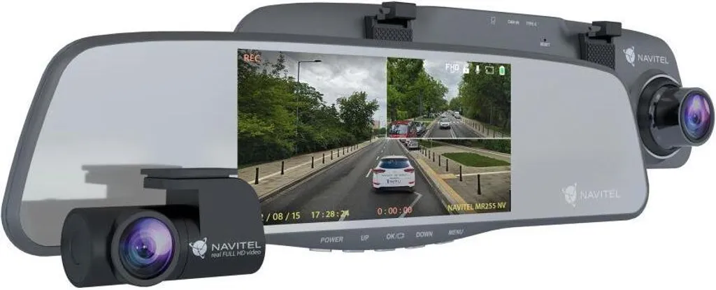Specchietto DVR NAVITEL MR255 NV Full HD Night Vision Design Slim