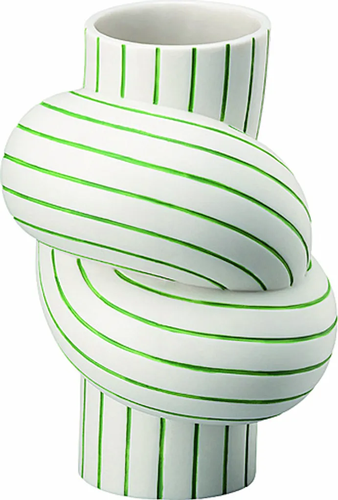 Petit Vase Rosenthal Node Stripes Apple 12 cm : Déco Moderne Facile