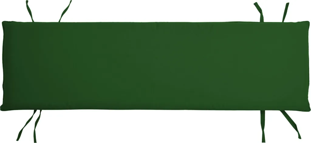 Coussin de banc 120x40 vert imperméable et résistant UV Teako