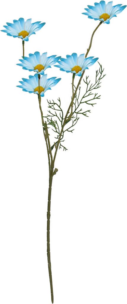 1pc gefälschte Blume Fadeless umweltfreundliche Kunststofffotografie Requisiten Künstliche Pflanzenbürodekoration-Blau