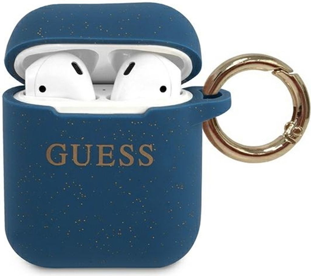 Guess Guaccsilglbl Kryt Airpods Niebieski/Modr Silikonov Obrázek produktu 