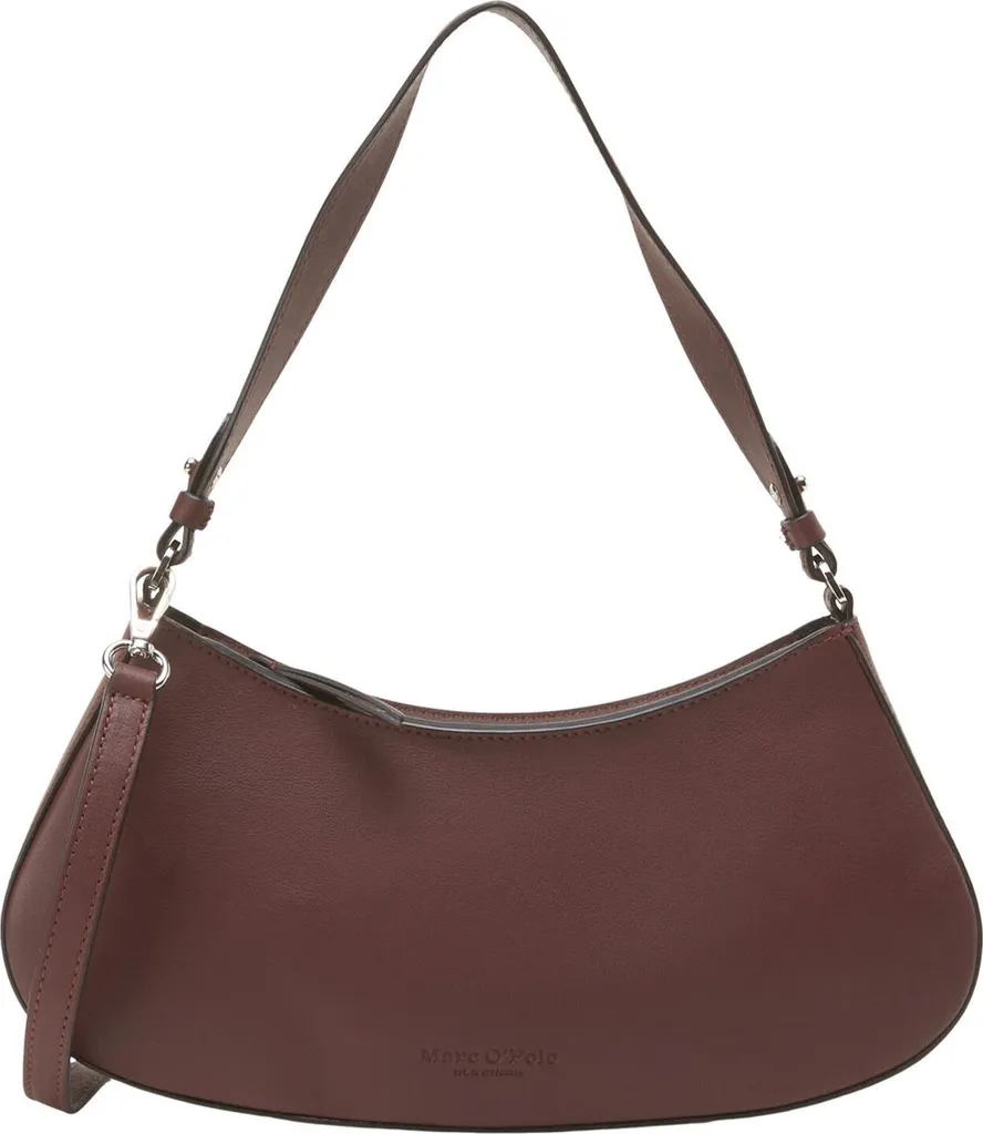 Sac Bandoulière Marc O'Polo Trina en Cuir Souple Coloris Violet Foncé Chic